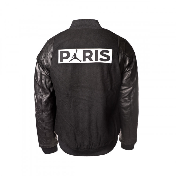 Jacket Nike Paris Saint Germain Jordan Varsity 2019 2020 Black White Football Store Futbol Emotion