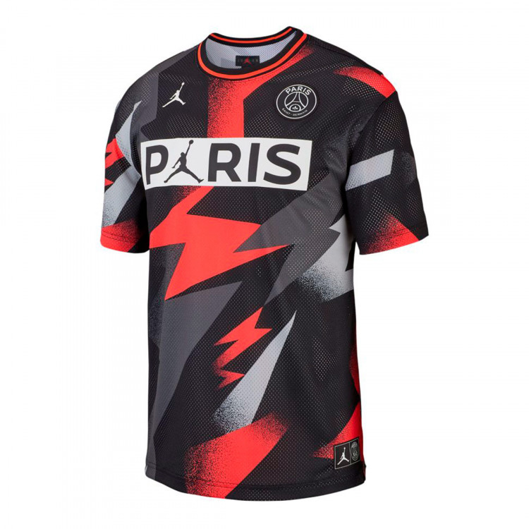 psg jordan jersey black