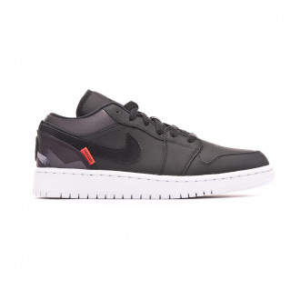 Sapatilha Nike Paris Saint-Germain Jordan I Low Criança Black/Black-Dark grey-Infrared