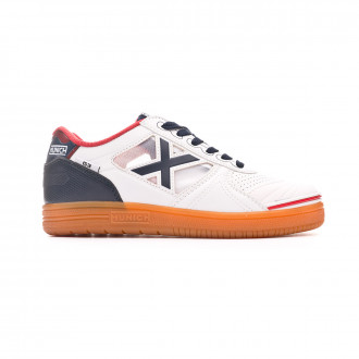 Sapatilha de Futsal Munich G3 Indoor Niño Branco-Preto