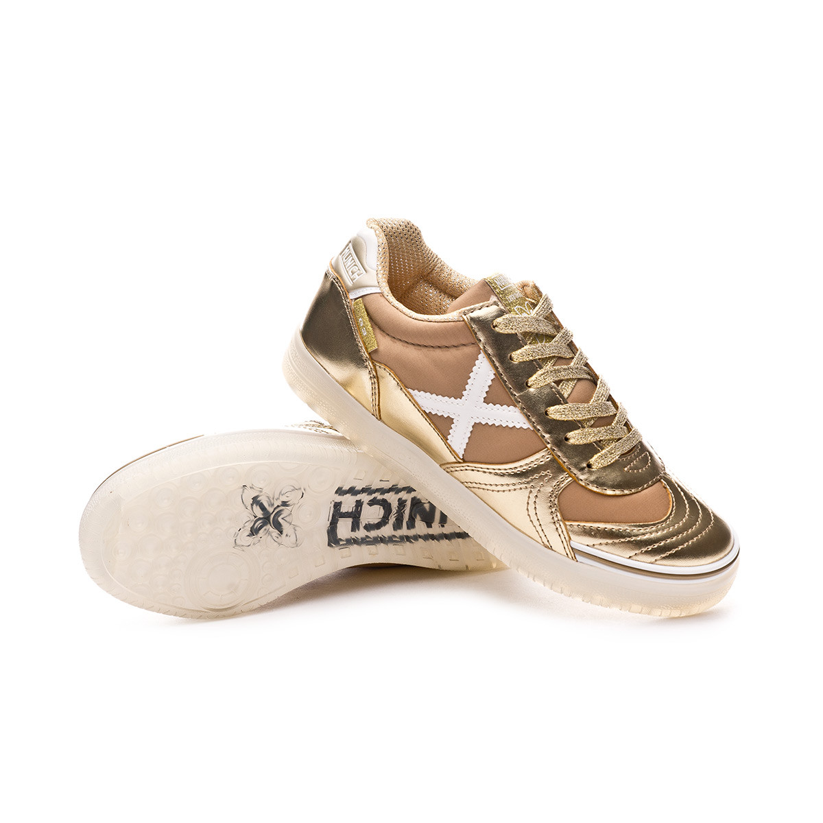 Trainers Munich G3 Glow Nino Golden Futbol Emotion