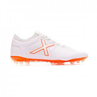 Chuteira Munich Tiga Mundial White-Orange