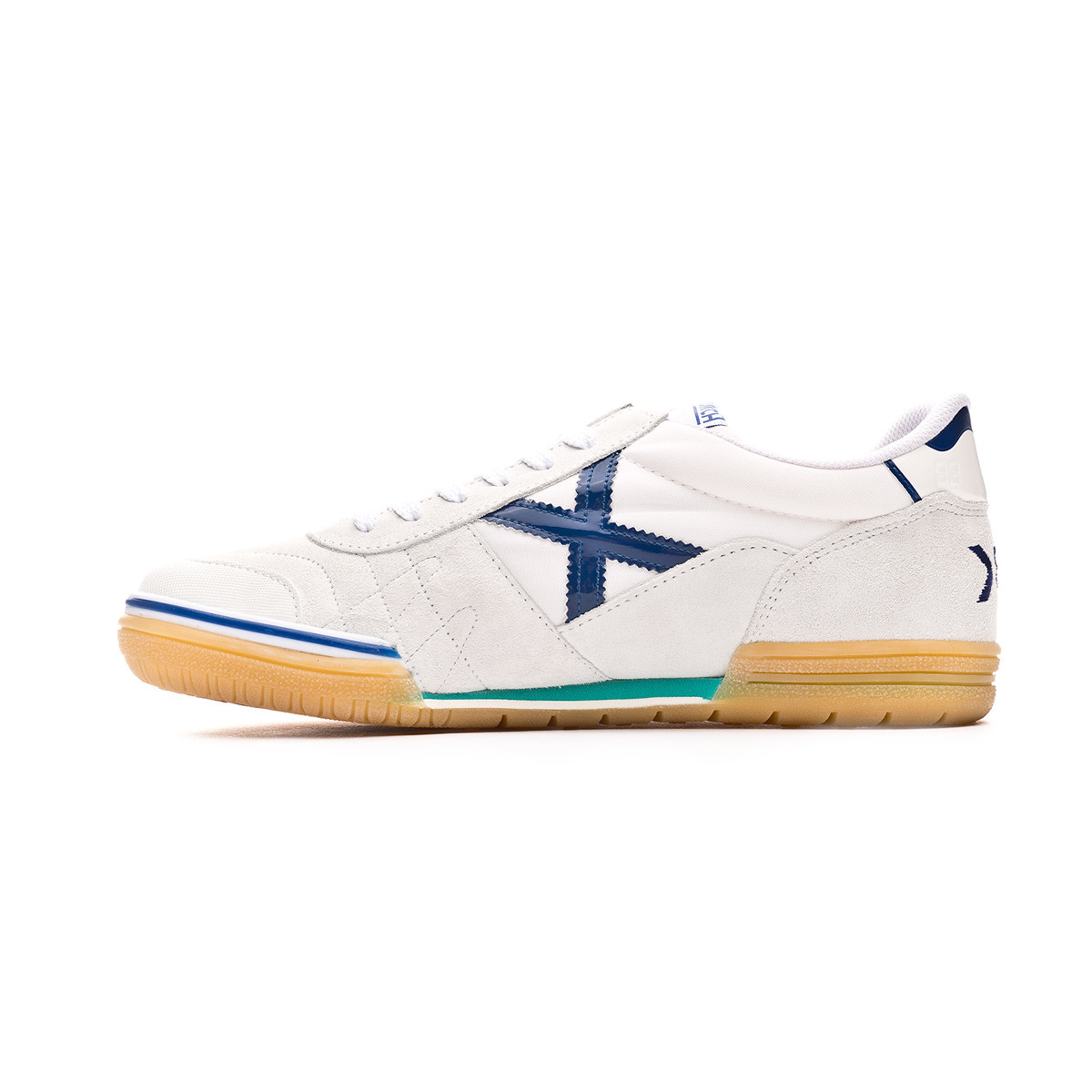 Analista Estereotipo impermeable Zapatilla Munich Gresca 80ª Aniversario Blanco-Azul - Tienda de fútbol Fútbol Emotion Analista Estereotipo impermeable Zapatilla Munich Gresca 80ª Aniversario Blanco-Azul - Tienda de fútbol Fútbol Emotion