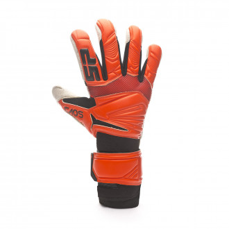 Guante SP Fútbol CAOS Elite Qblock Naranja-Negro