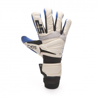 Guante SP Fútbol CAOS Elite Aqualove+ Blanco-Azul-Negro