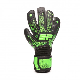 Luvas SP Fútbol Earhart 2 Training Preto-Verde fluor