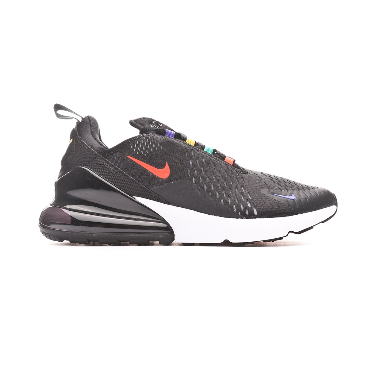 Scarpe Nike Air Max 270 Black-Flash crimson-University gold - Negozio di  calcio Fútbol Emotion