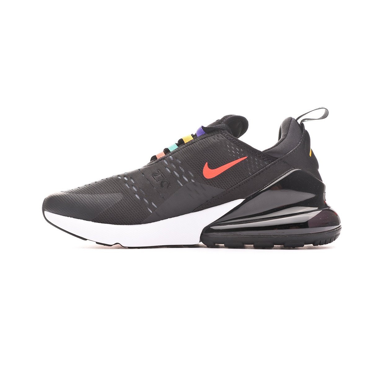 air max 270 trainers black flash crimson uni gold