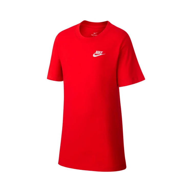 Jersey Nike Kids Sportswear Club University Red White Futbol Emotion