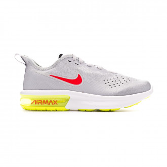 Sapatilha Nike Air Max Sequent 4 Niño Wolf grey-Red orbit-Pure platinum