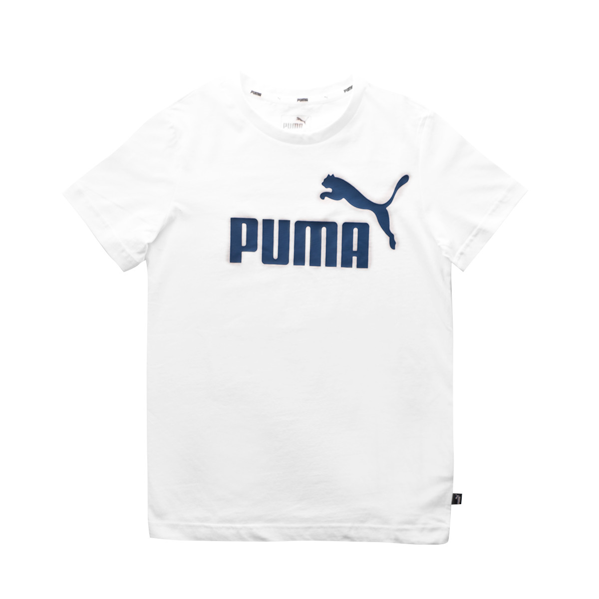 puma white and blue t shirt