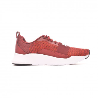 Sapatilha Puma Wired Knit Criança Rhubarb-Puma white