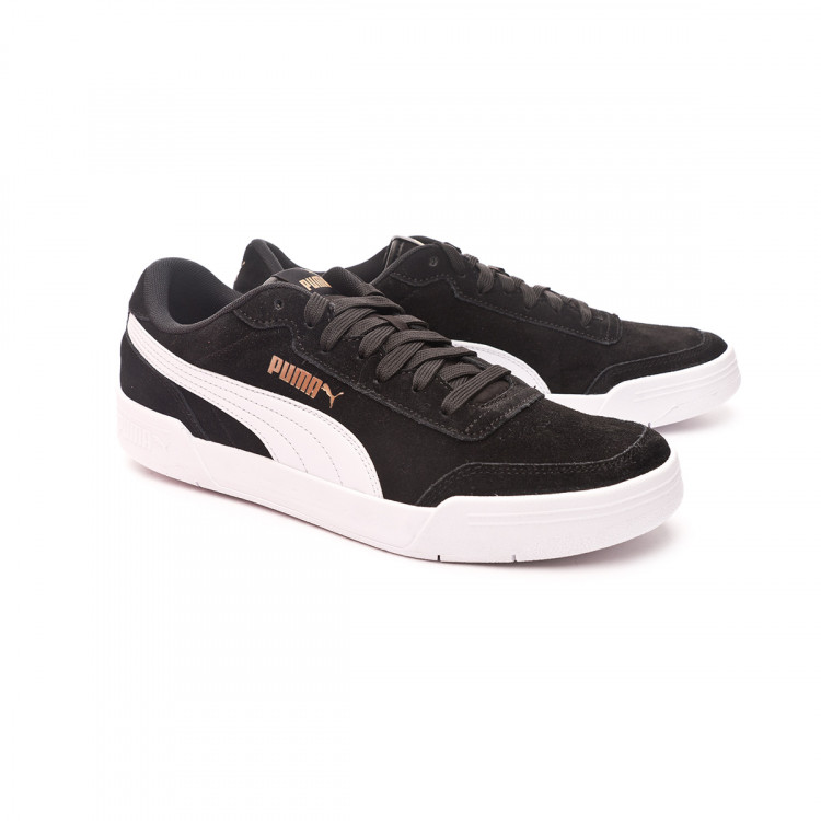 puma white and gold trainers