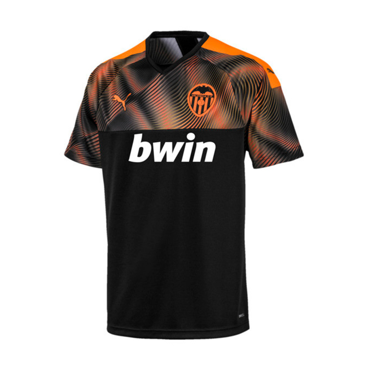 Camiseta Puma Valencia CF Segunda Equipación 2019-2020 Puma black-Vibrant orange - Tienda de ...