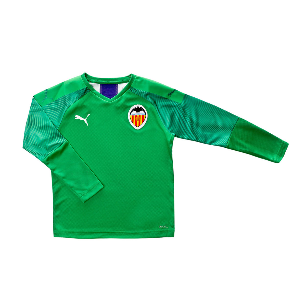 Camiseta Puma Valencia CF Primera Equipación Portero 2019-2020 Niño Bright  green-Prism violet - Tienda de fútbol Fútbol Emotion