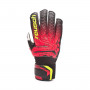 Fit Control RG Open Cuff Finger Support Bambino Black-Fire red