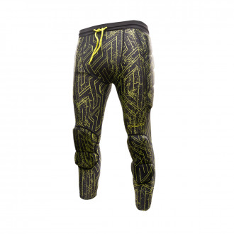 Calças Pirata Reusch 3/4 Soft Padded Black-Lime green