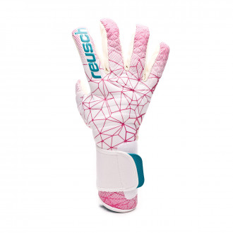 Luvas Reusch Pure Contact II G3 WWC Mulher White-Magenta