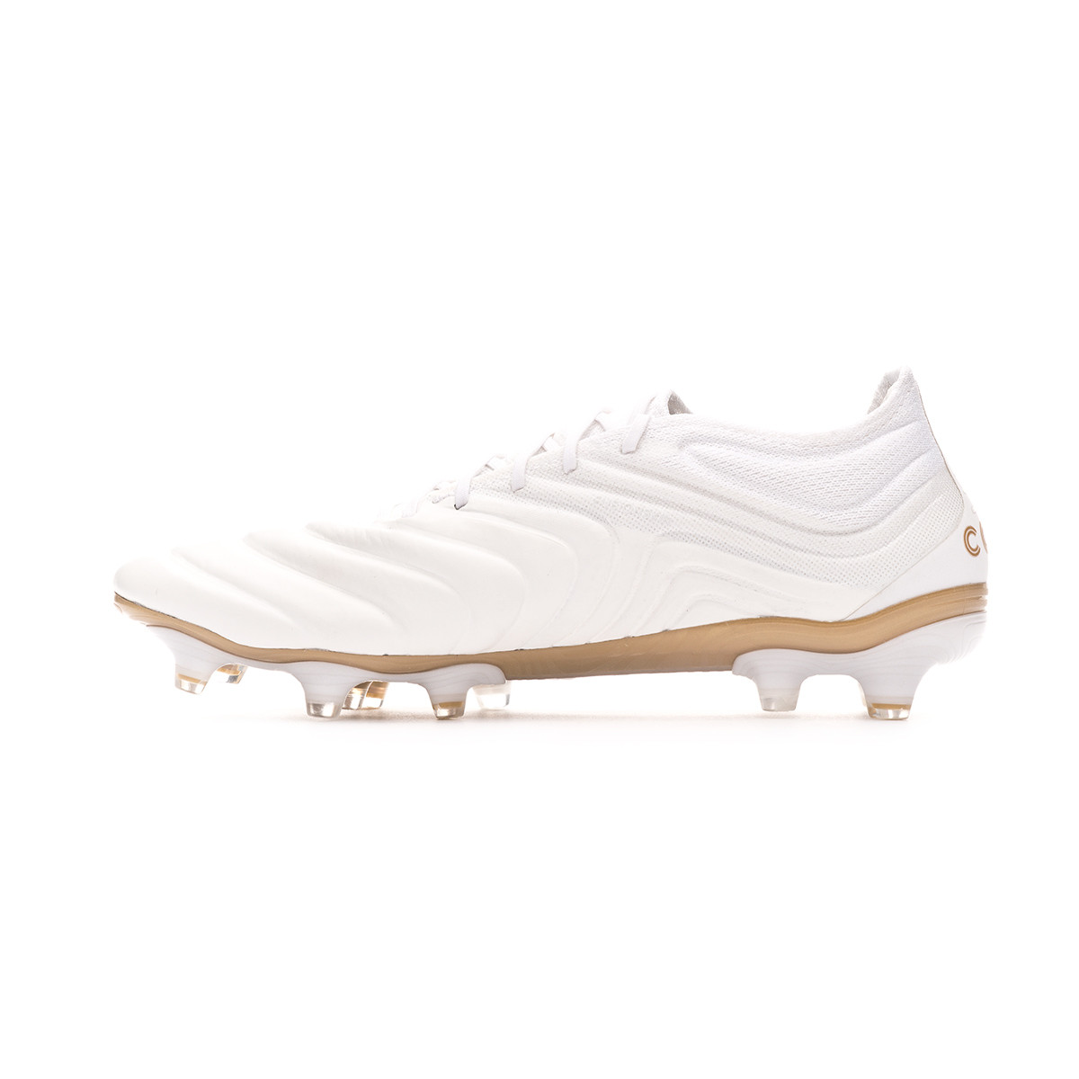 Football Boots Adidas Copa 19 1 Fg White Gold Metallic Football