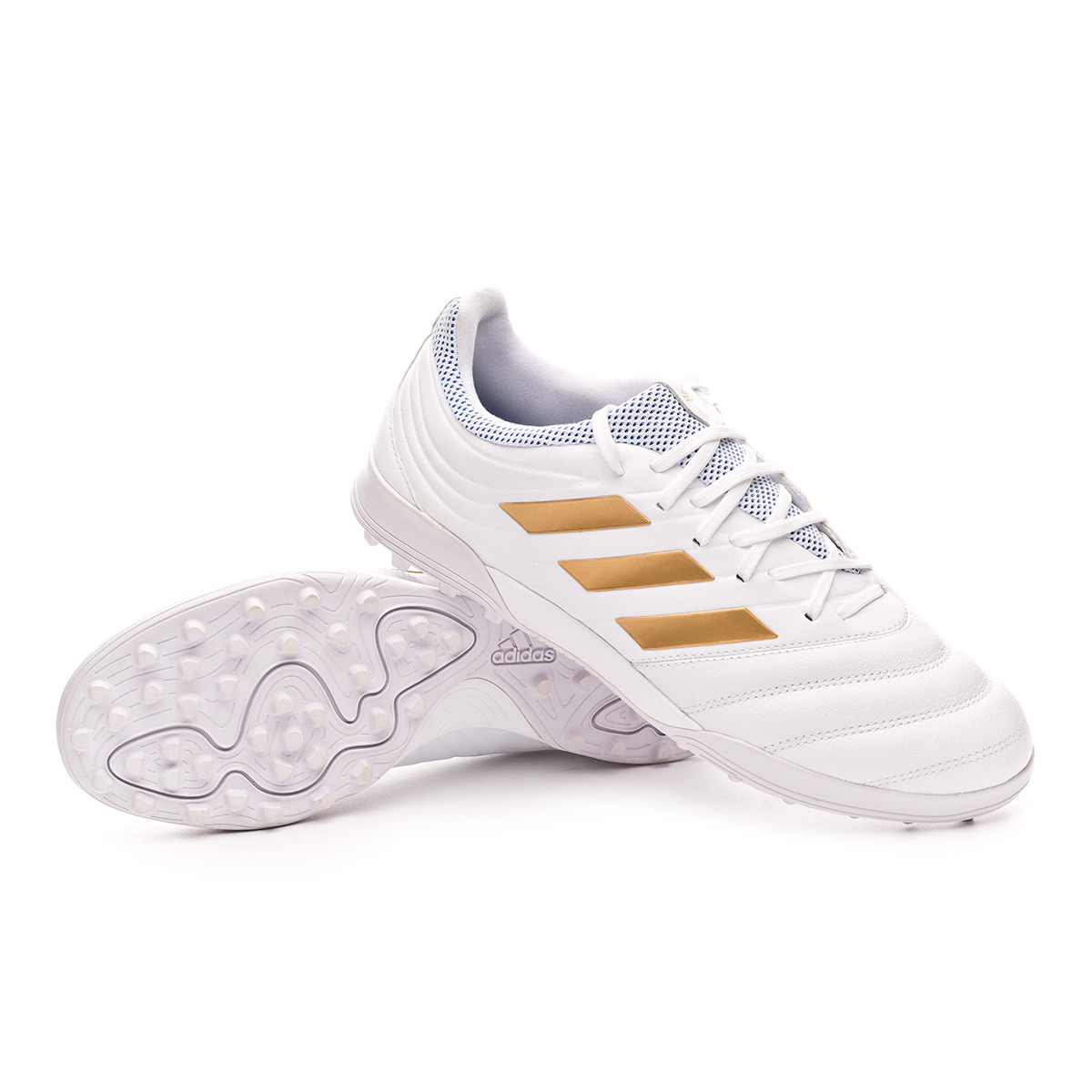 white and gold addidas