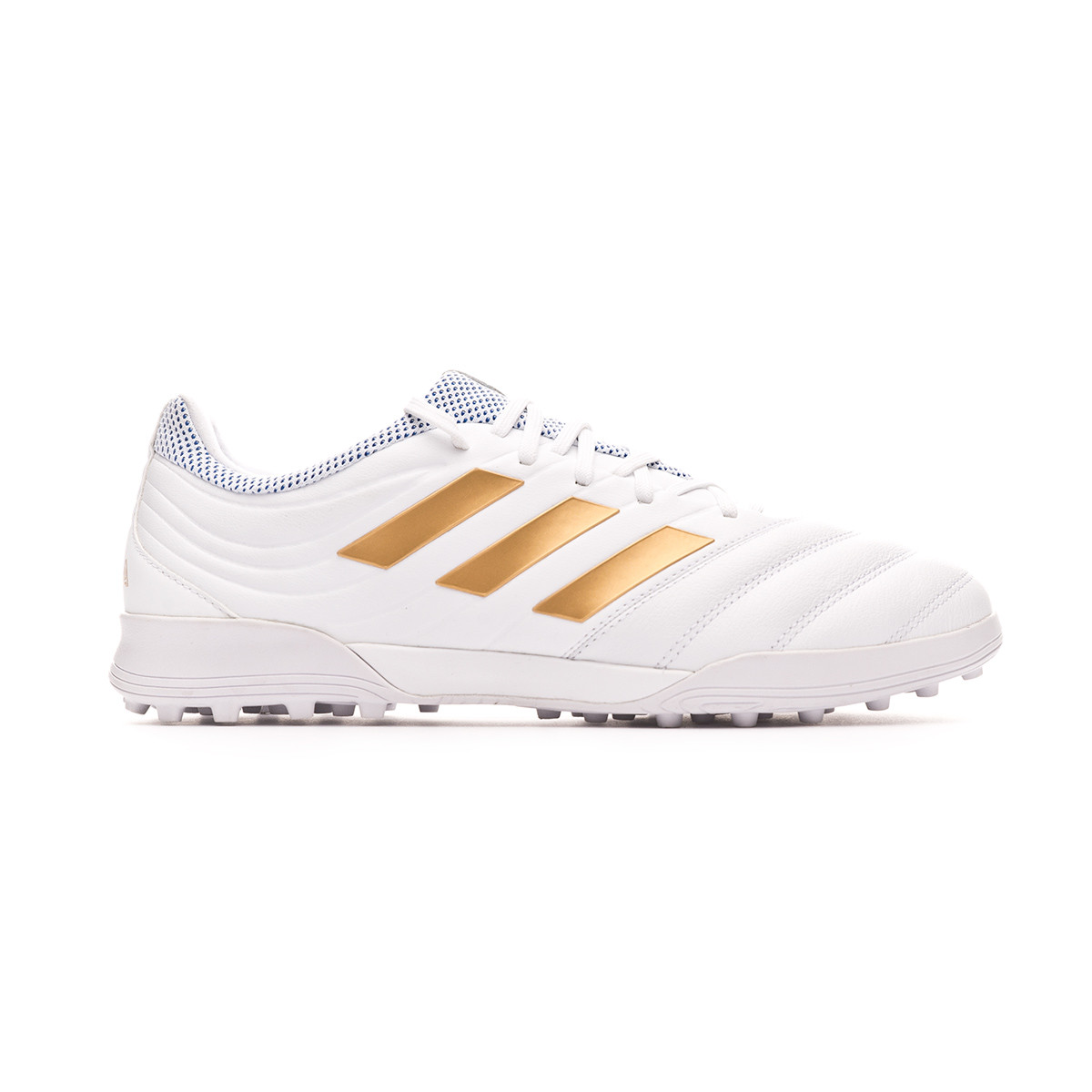 de múltiples fines Sindicato ruptura Football Boots adidas Copa 19.3 Turf White-Gold metallic-Football blue - Football store Fútbol Emotion de múltiples fines Sindicato ruptura Football Boots adidas Copa 19.3 Turf White-Gold metallic-Football blue - Football store Fútbol Emotion