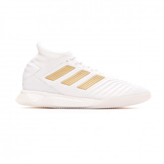 Sapatilha adidas Predator 19.1 TR White-Matte gold-Football blue