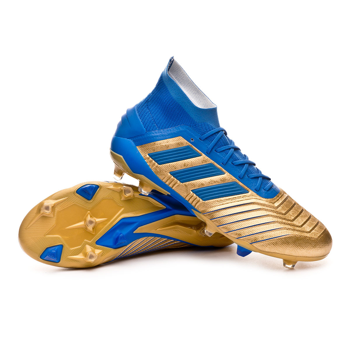 Scarpe adidas Predator 19.1 FG Gold metallic-Football blue-White - Negozio  di calcio Fútbol Emotion