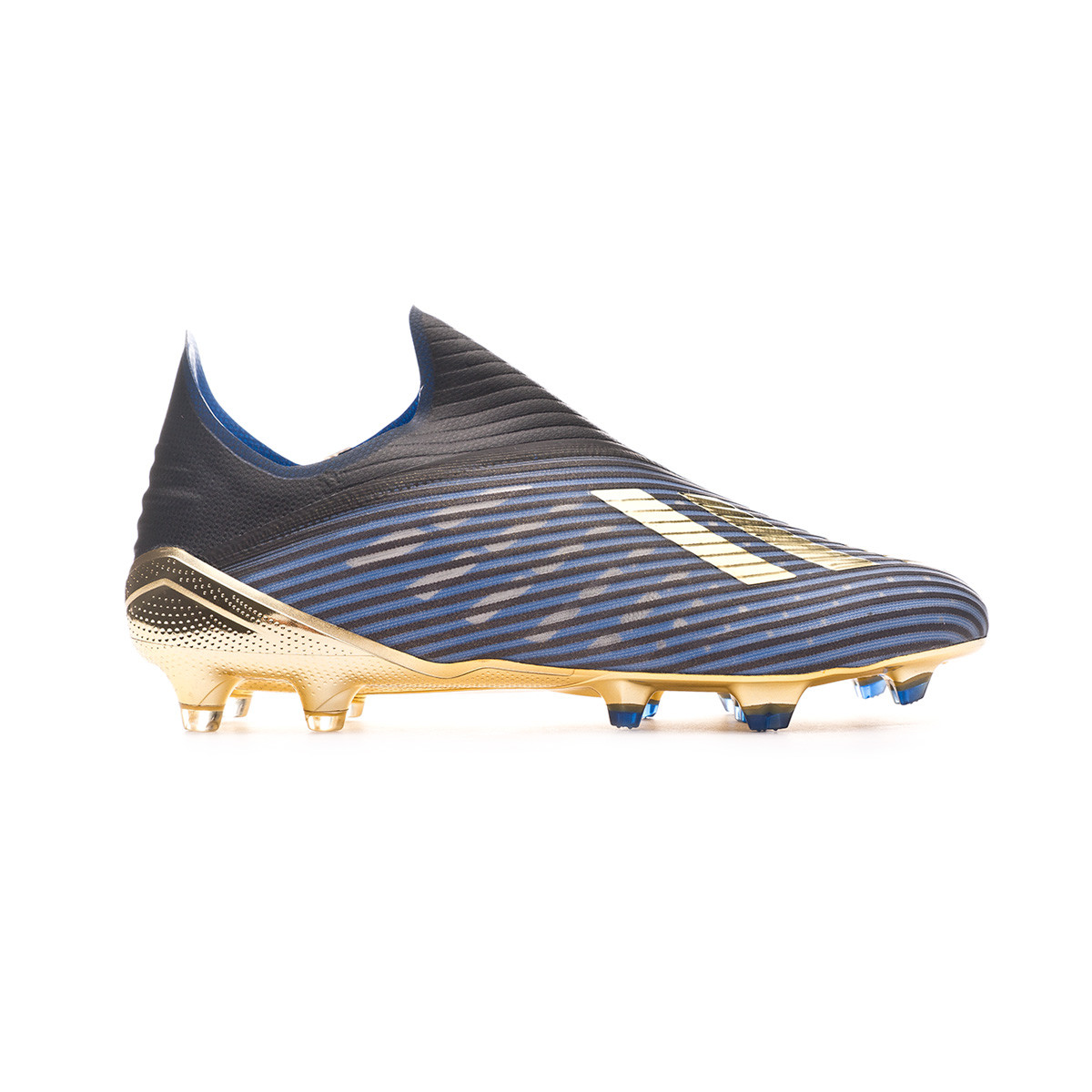 adidas black and blue football boots