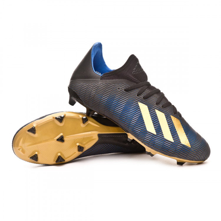 blue and gold adidas football boots