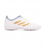 Copa 19.3 Turf Niño White-Gold metallic-Football blue
