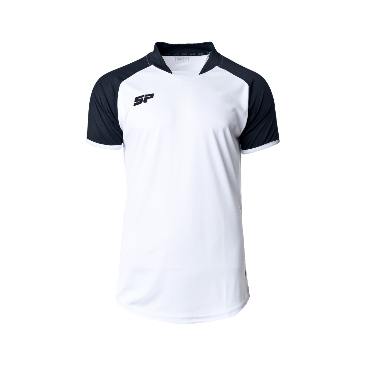 Playera SP Fútbol Caos m/c Blanco-Negro - Fútbol Emotion