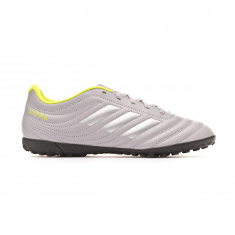 Sapatilhas adidas Copa 20.4 Turf Grey two-Matte silver-Solar yellow