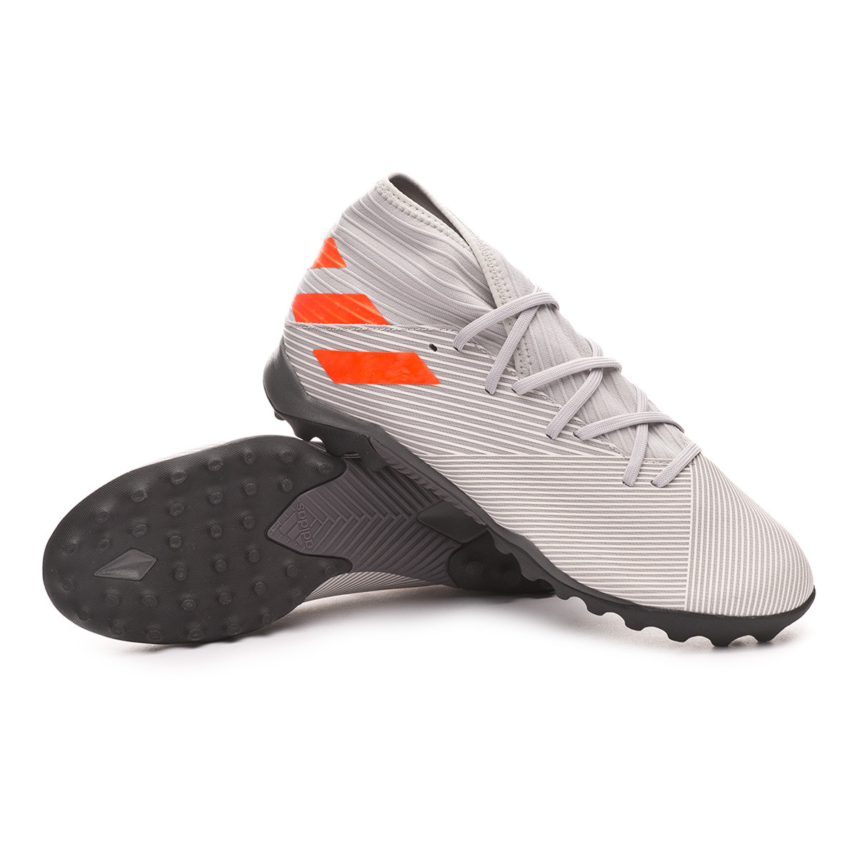 Football Boots adidas Nemeziz 19.3 Turf Grey two-Solar orange-Chalk white -  Football store Fútbol Emotion