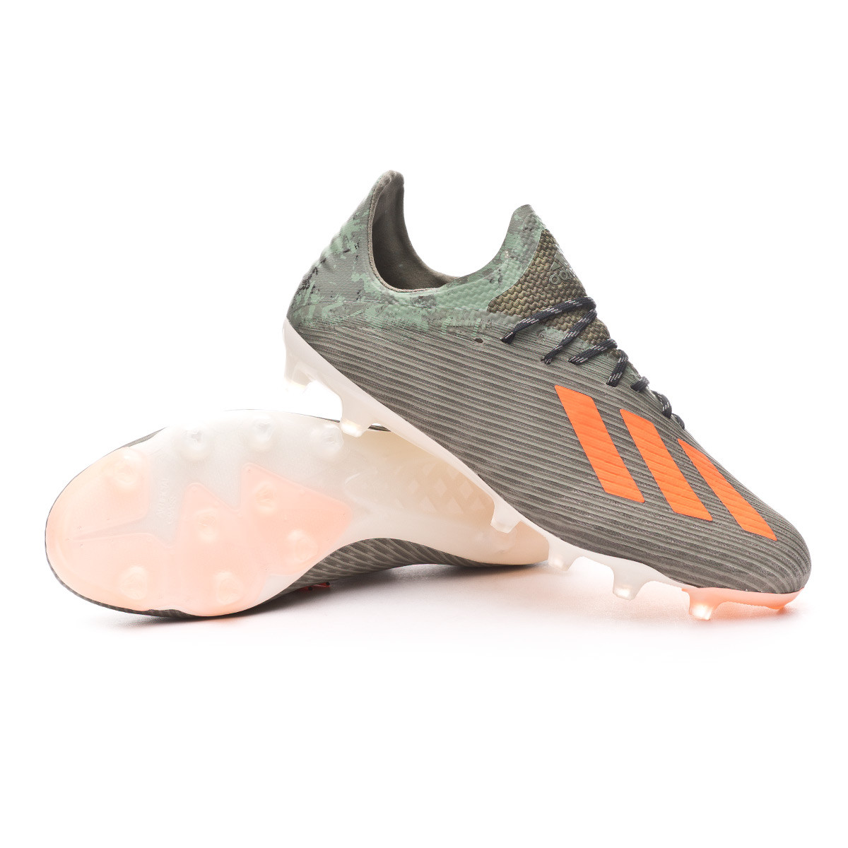 Football Boots adidas X 19.1 AG Legacy green-Solar orange-Chalk white -  Football store Fútbol Emotion