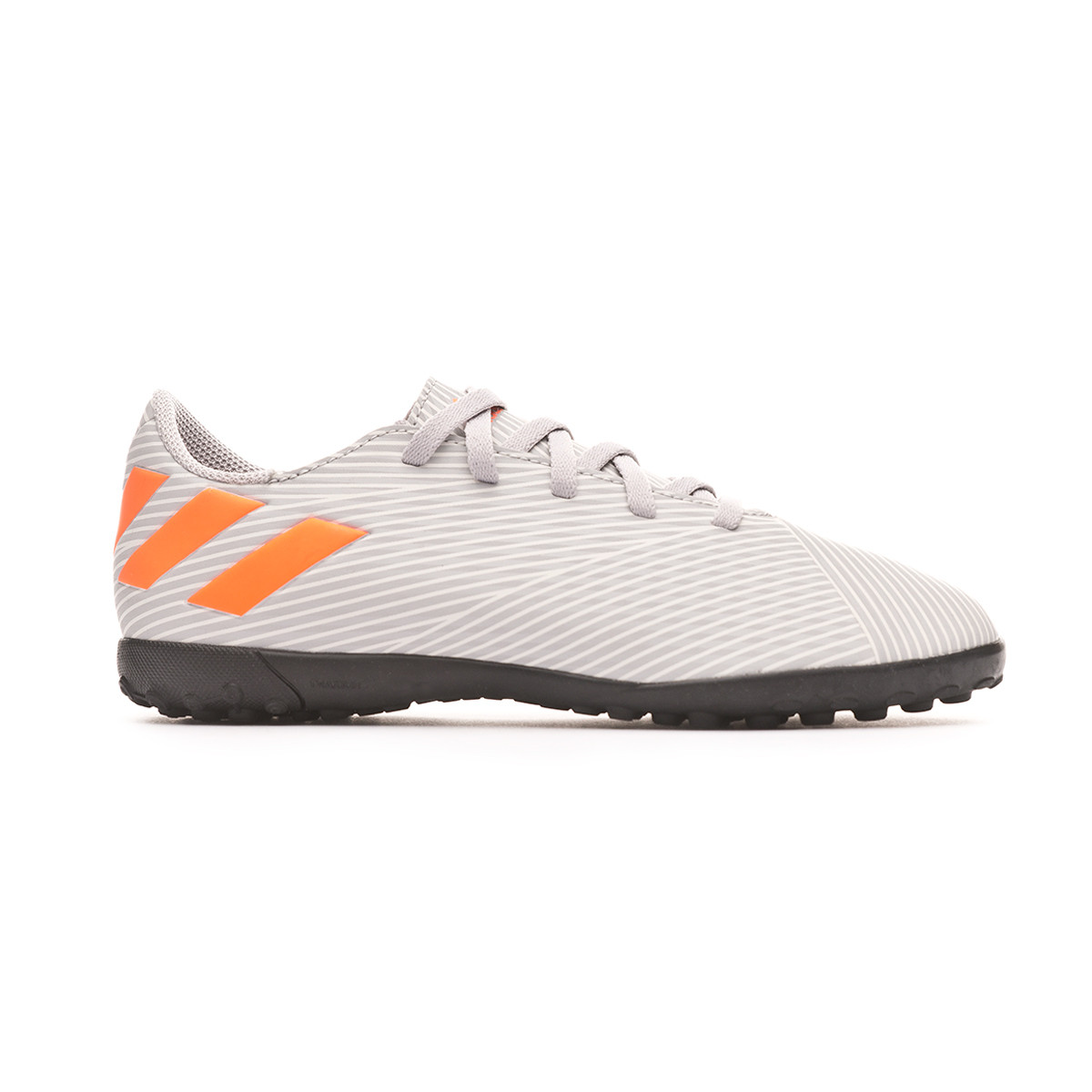 Football Boots adidas Nemeziz 19.4 Turf Kid Grey two-Solar orange-Chalk  white - Football store Fútbol Emotion
