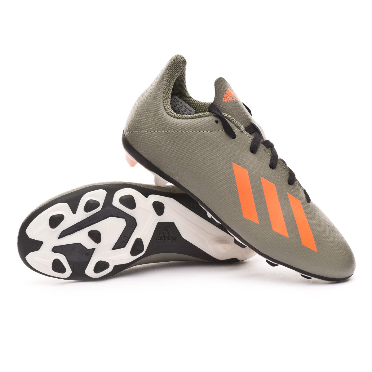 adidas white and orange football boots