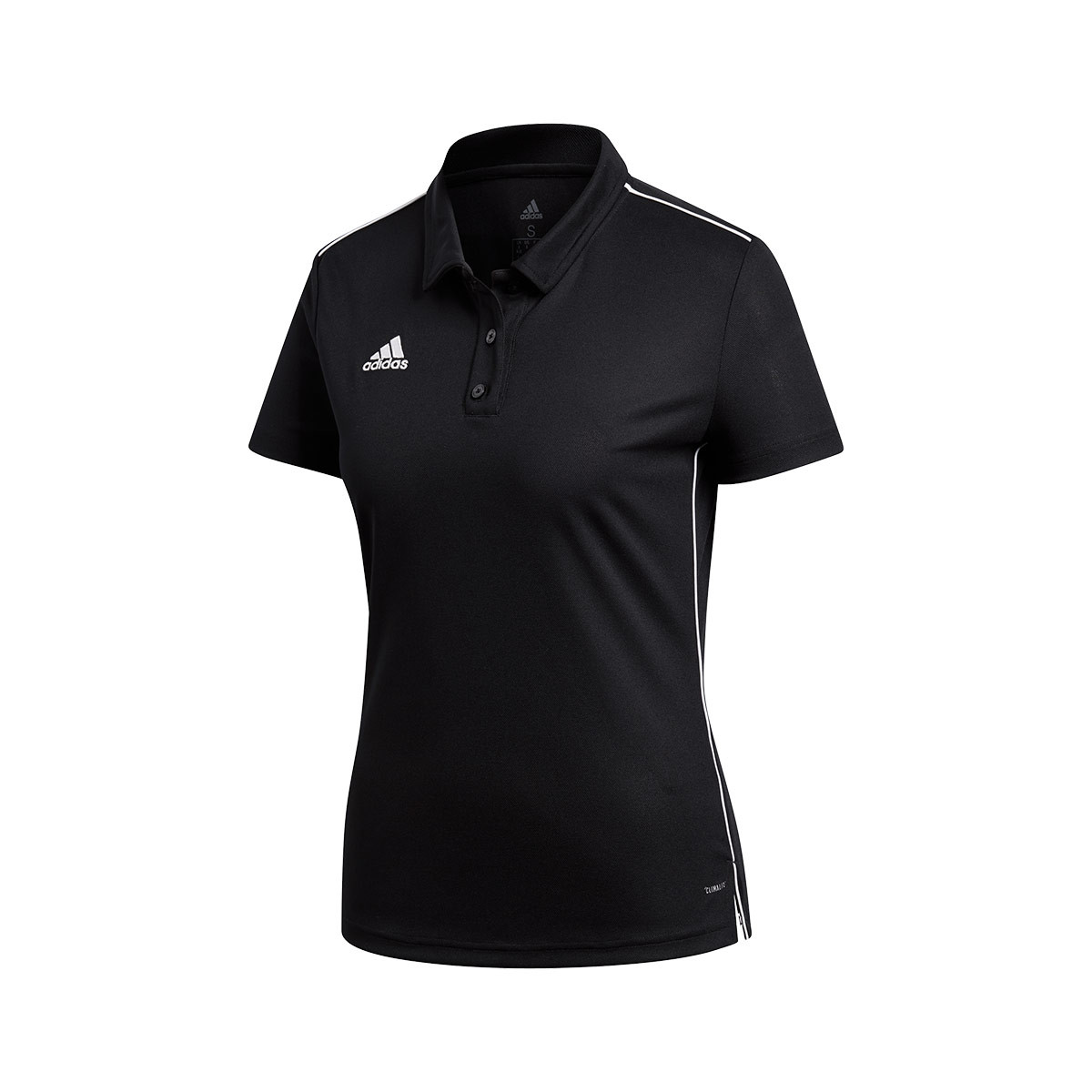 adidas black polo t shirt
