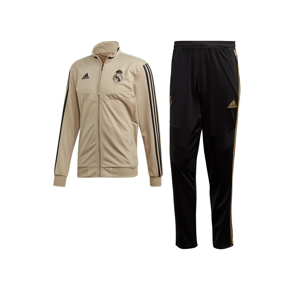 black and gold tracksuit adidas