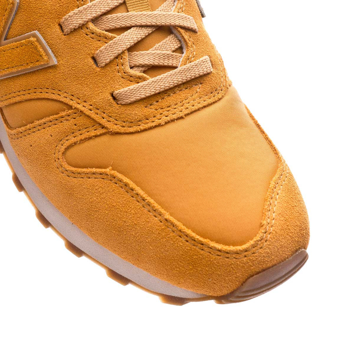 new balance yellow 373 metallic trainers