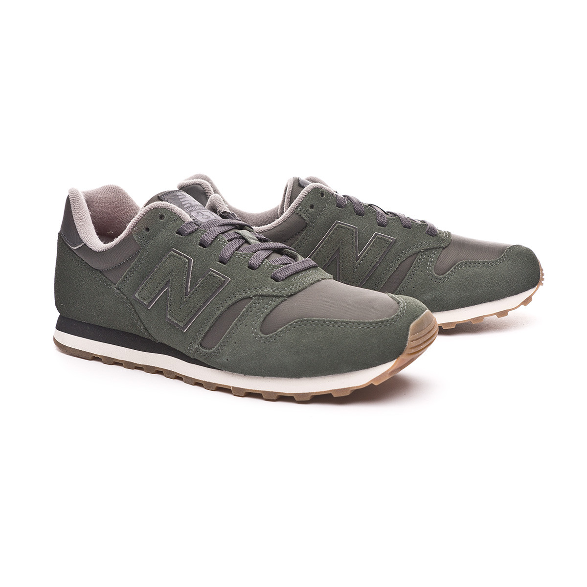 new balance 373 trainers in black