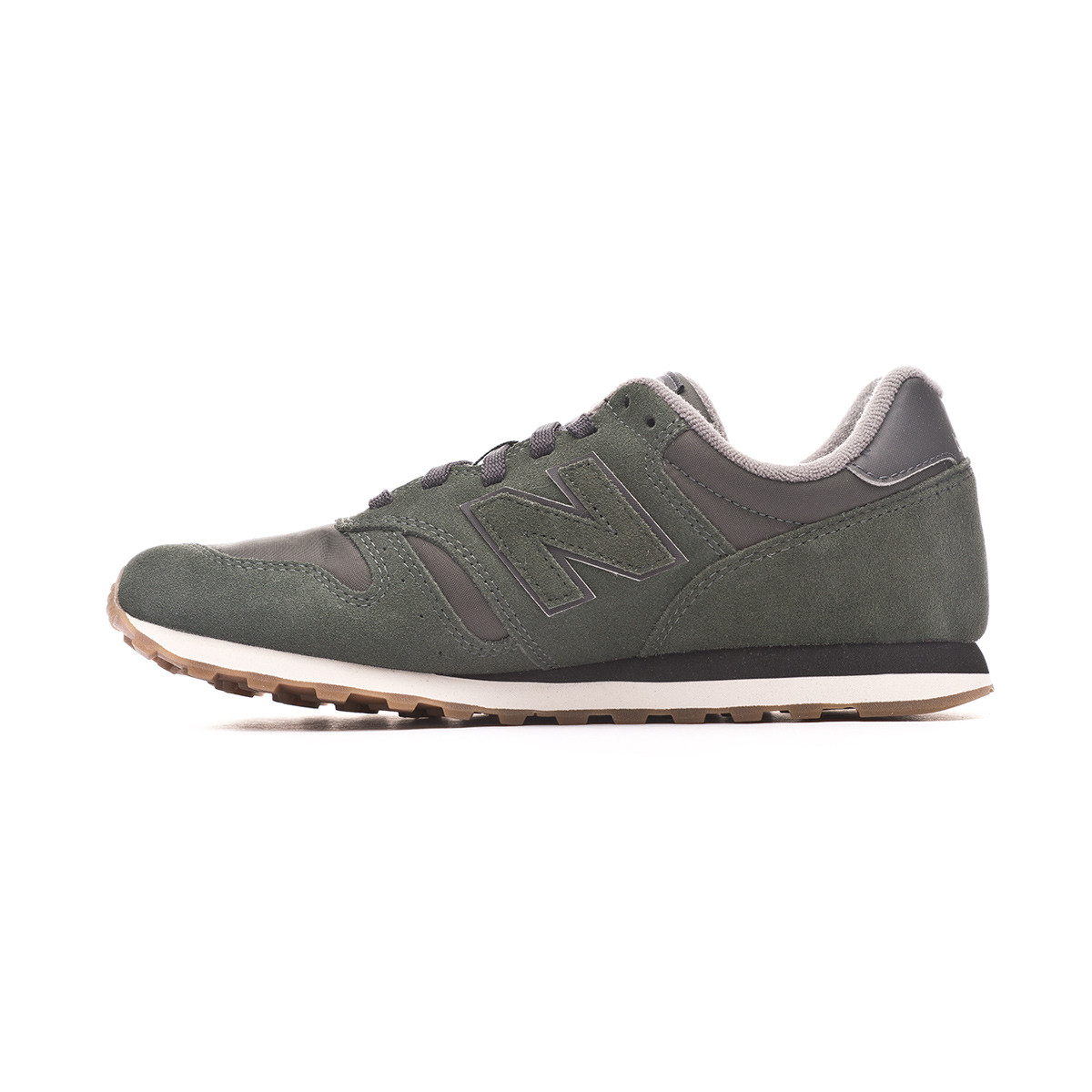 new balance 373 black leather