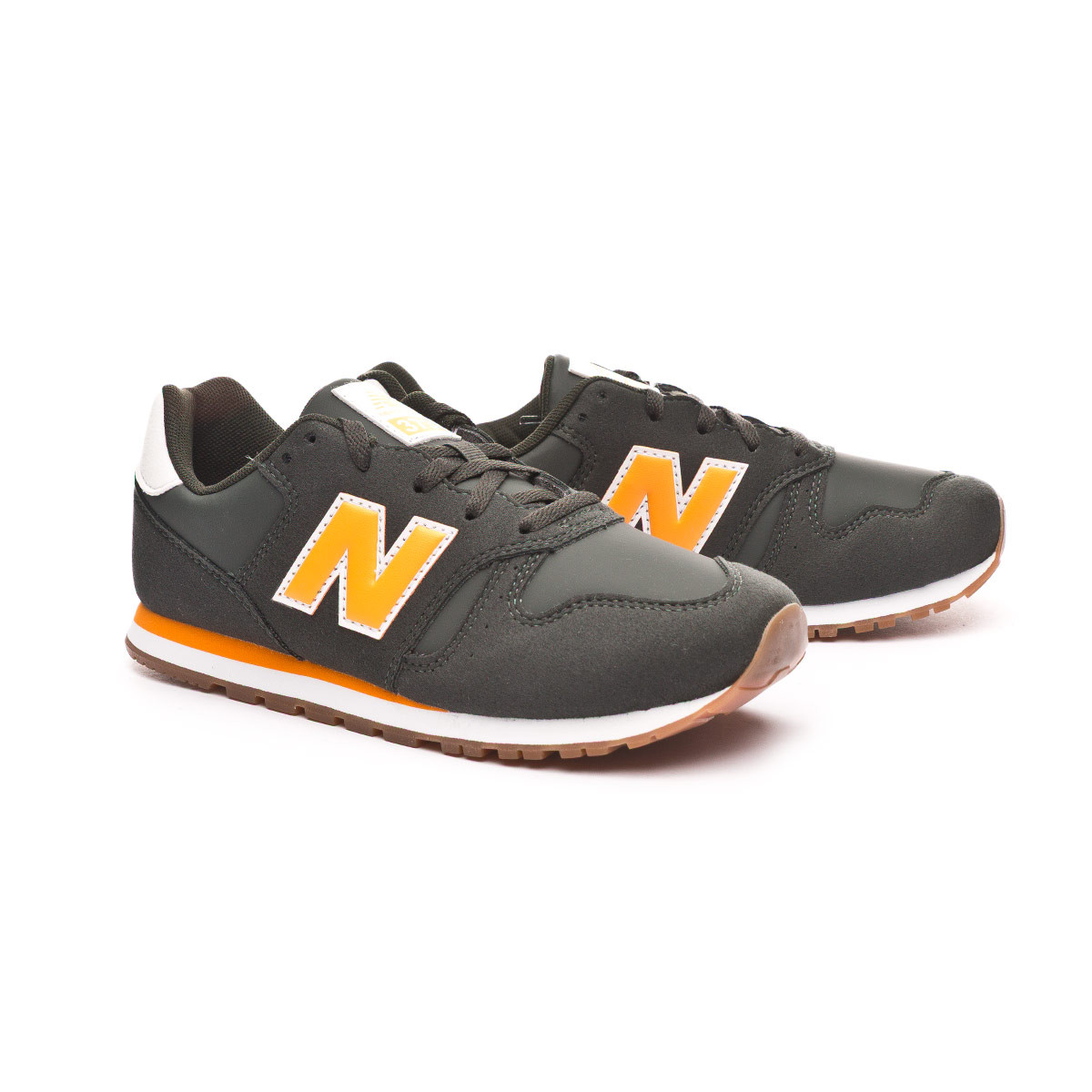 new balance 373 black green