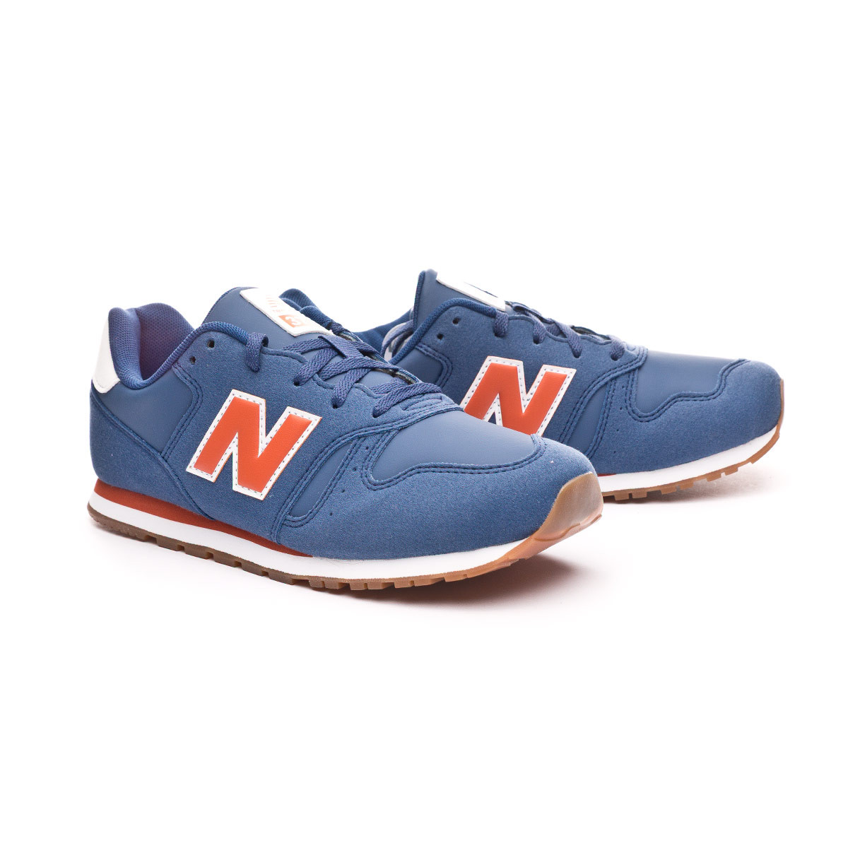 Zapatilla New Balance 373 Niño Navy-Orange - Tienda de fútbol Fútbol Emotion