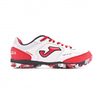 Sapatilhas Joma Top Flex Turf Branco-Vermelho