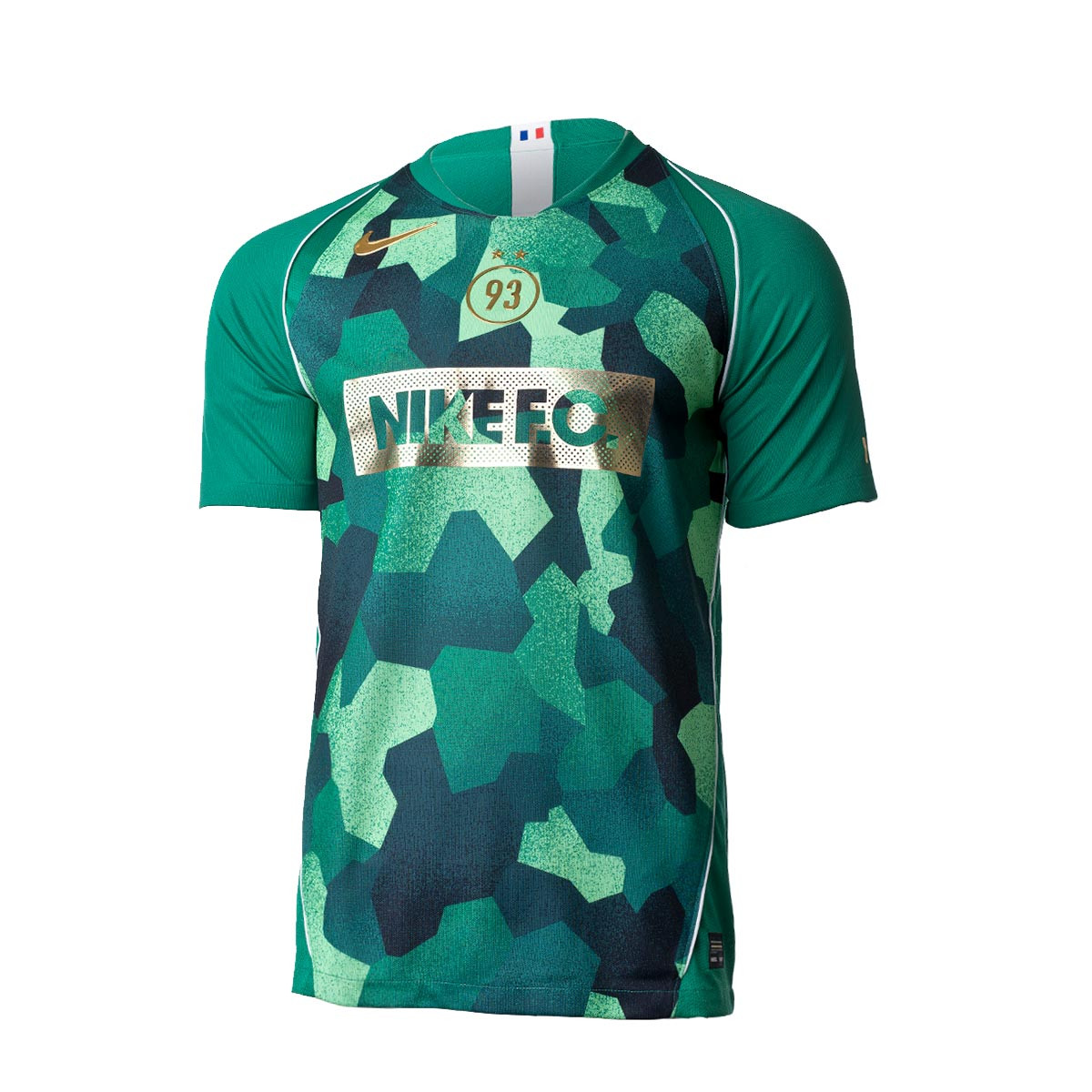 metallic gold nike shirt