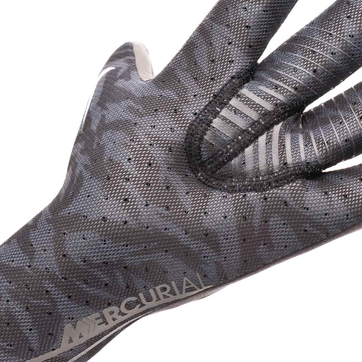 Glove Nike Mercurial Touch Elite Black Anthracite Metallic Silver Futbol Emotion Glove Nike Mercurial Touch Elite Black Anthracite Metallic Silver Futbol Emotion