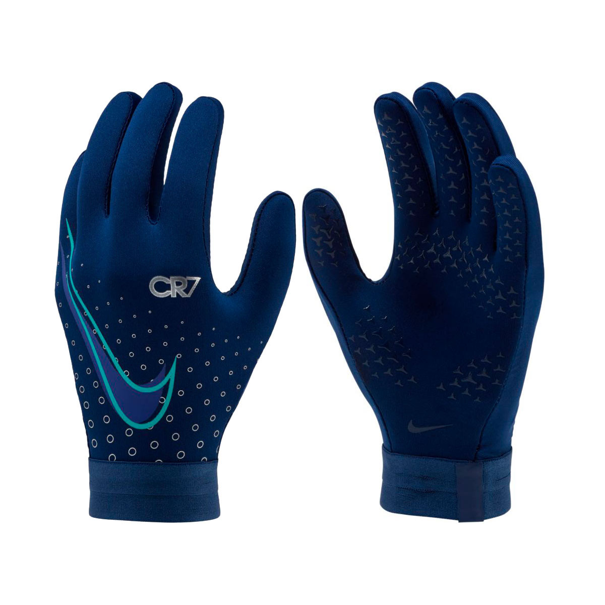 Glove Nike CR7 Hyperwarm Niño Blue void-Silver-Voltage purple - Football  store Fútbol Emotion