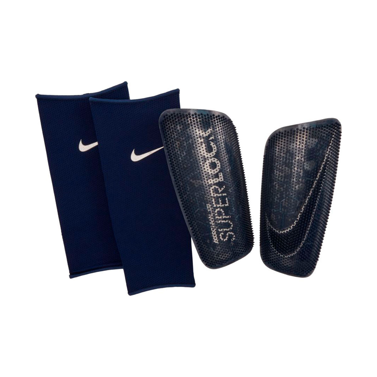 Espinillera Nike Mercurial Lite SuperLock Blue void-Metallic silver -  Tienda de fútbol Fútbol Emotion