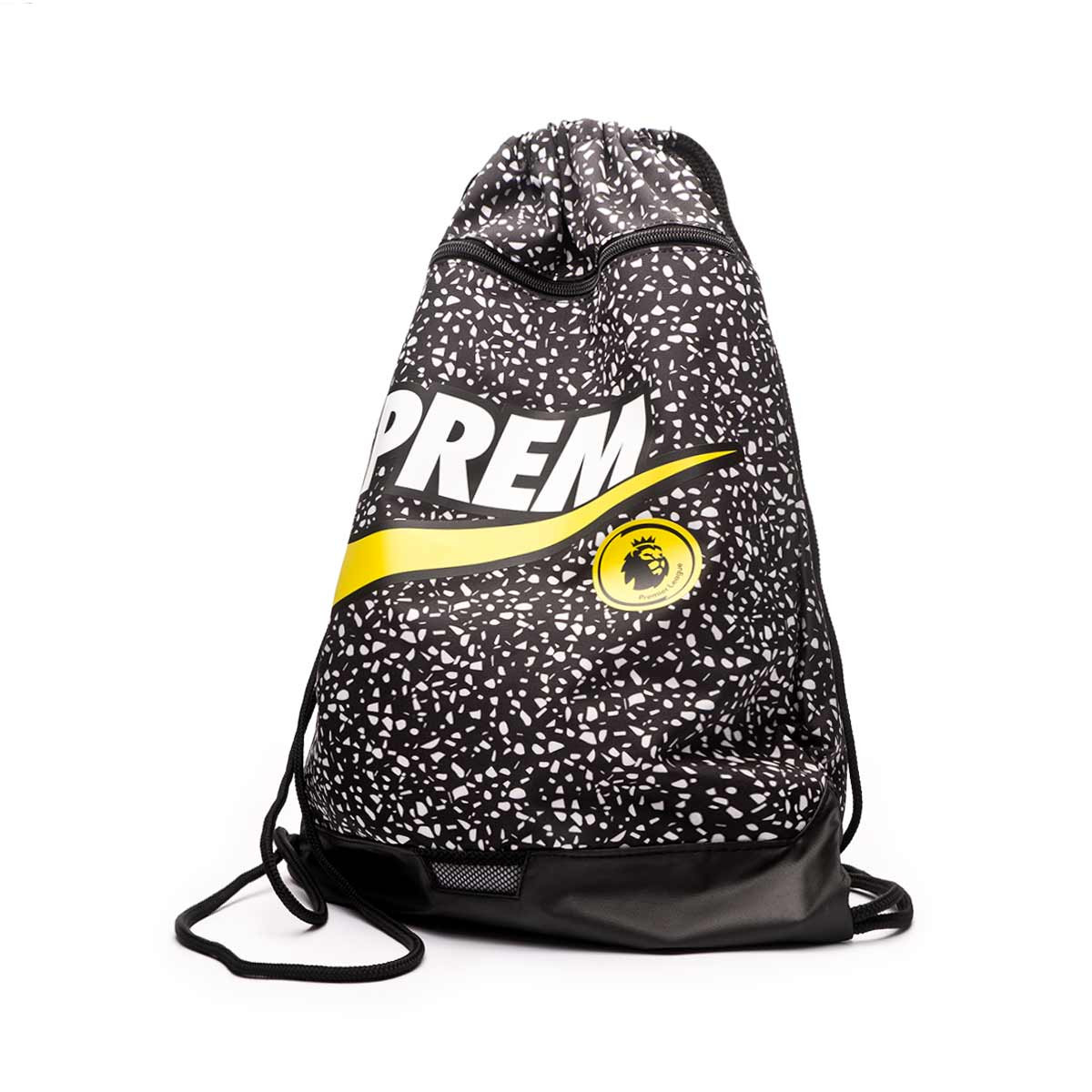 black and yellow nike bag