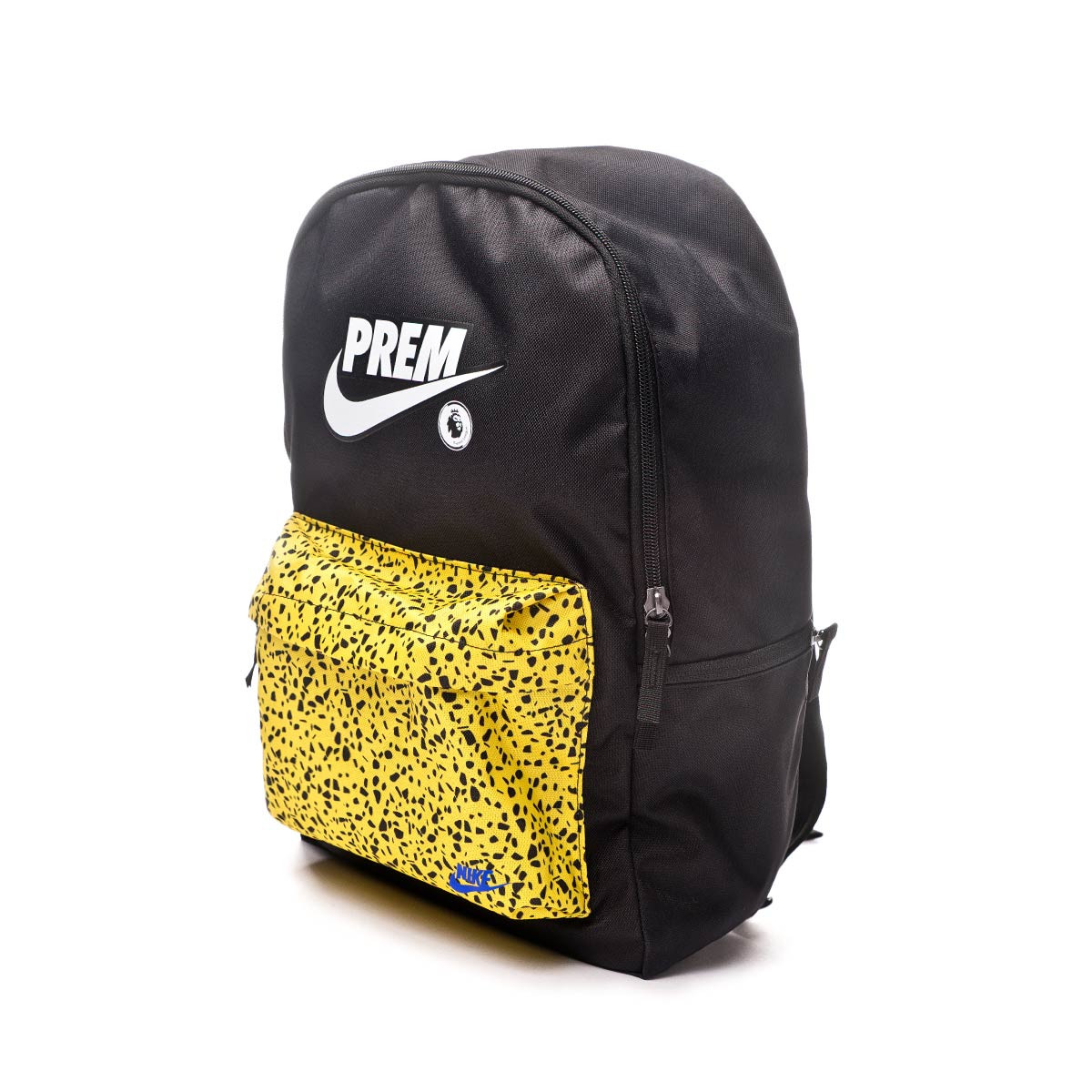 black and yellow nike bag